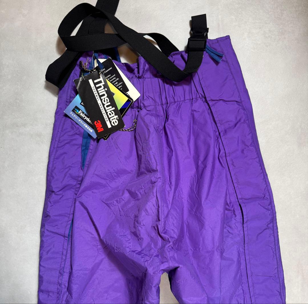 Fairydown GORE-TEX 中綿ビブパンツ M 紫 3Mスノボ スキー