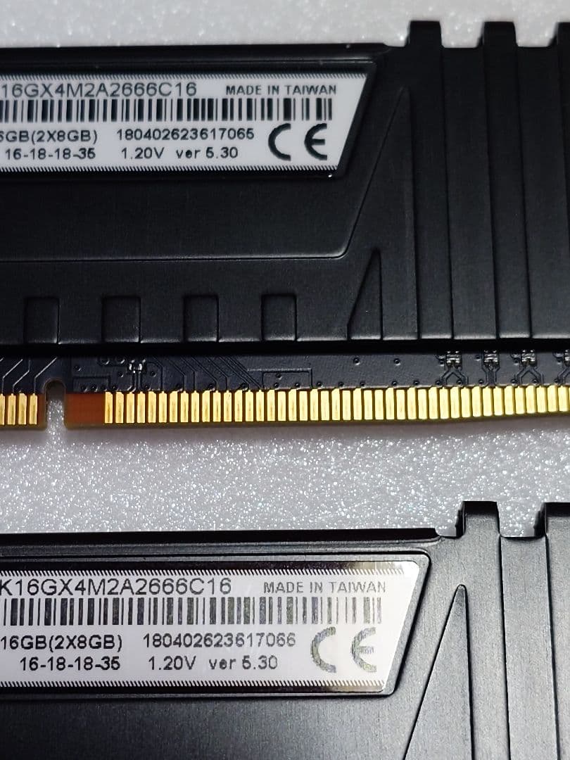 Corsair LPX DDR4 2666 8GB ×2 16GB 動作確認済