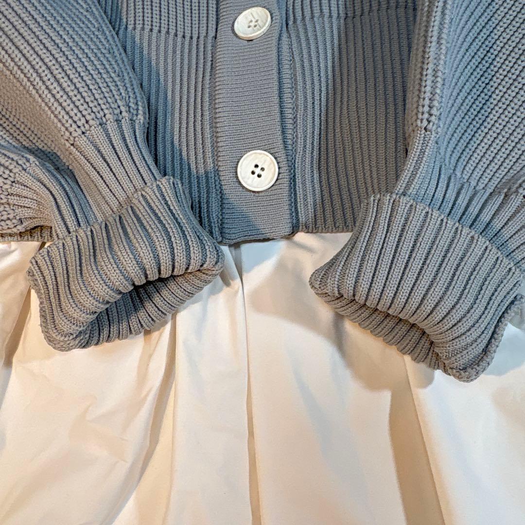 新品✨ADAMETROPEペプラニコンビニットカーディガンサステナブルWEB限定