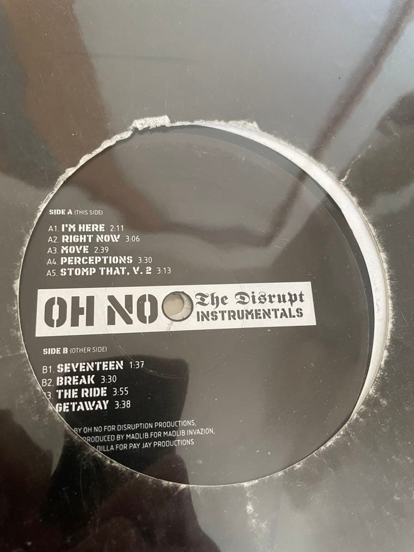 OH NO inst2LPセット madlib stones throw