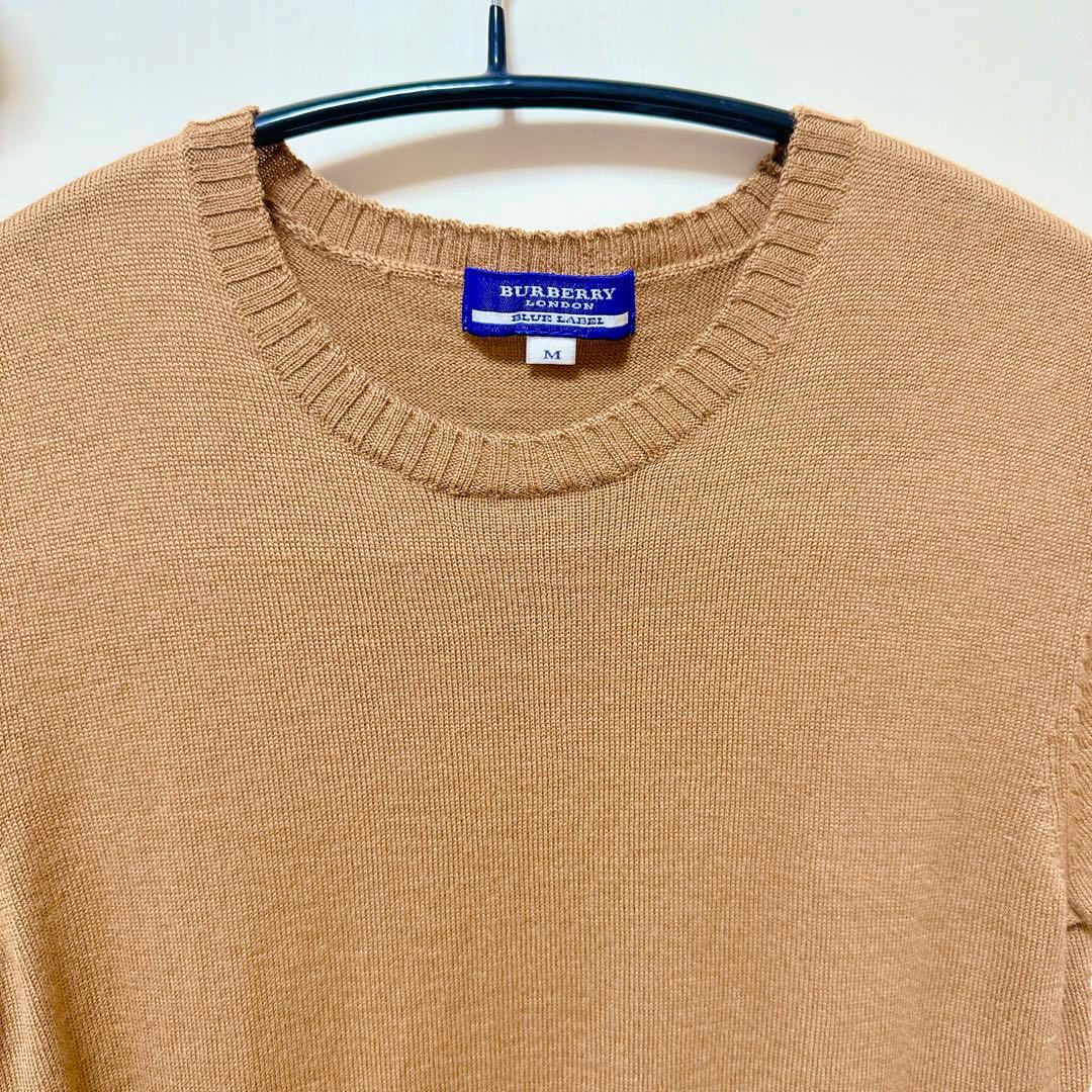 BURBERRY アンサンブル キャメル 長袖カーディガン 半袖ニット 2点 M