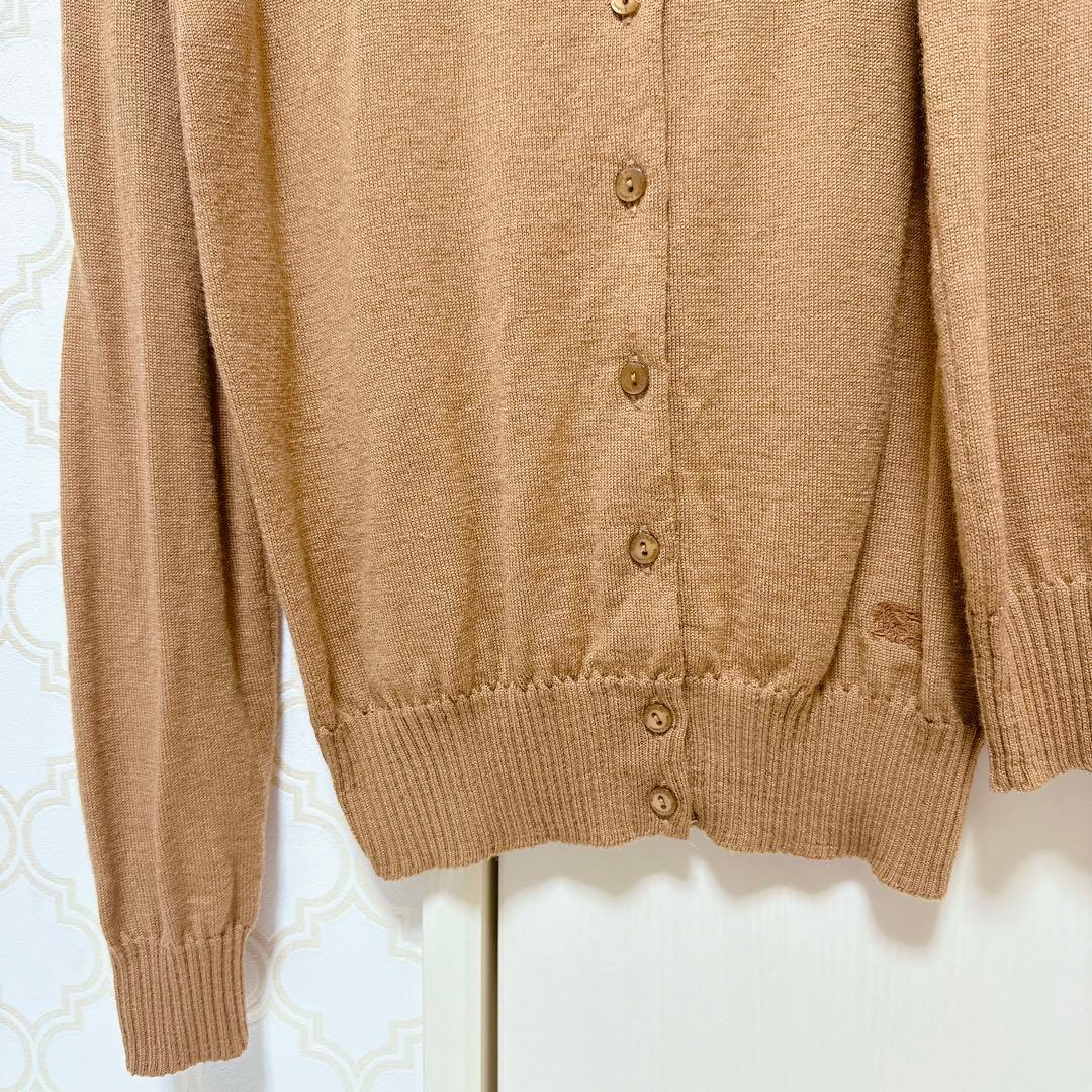 BURBERRY アンサンブル キャメル 長袖カーディガン 半袖ニット 2点 M