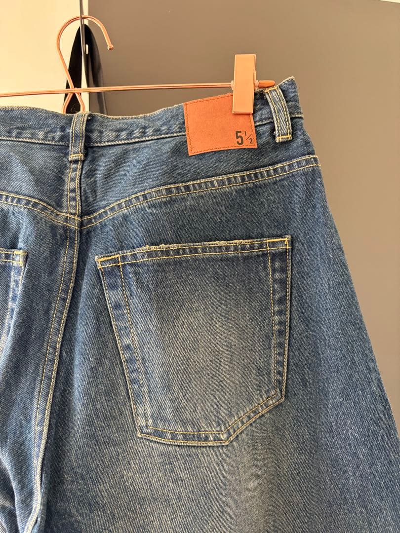 パンツ Spick and Span/5 1/2 TUCKBARREL DENIM