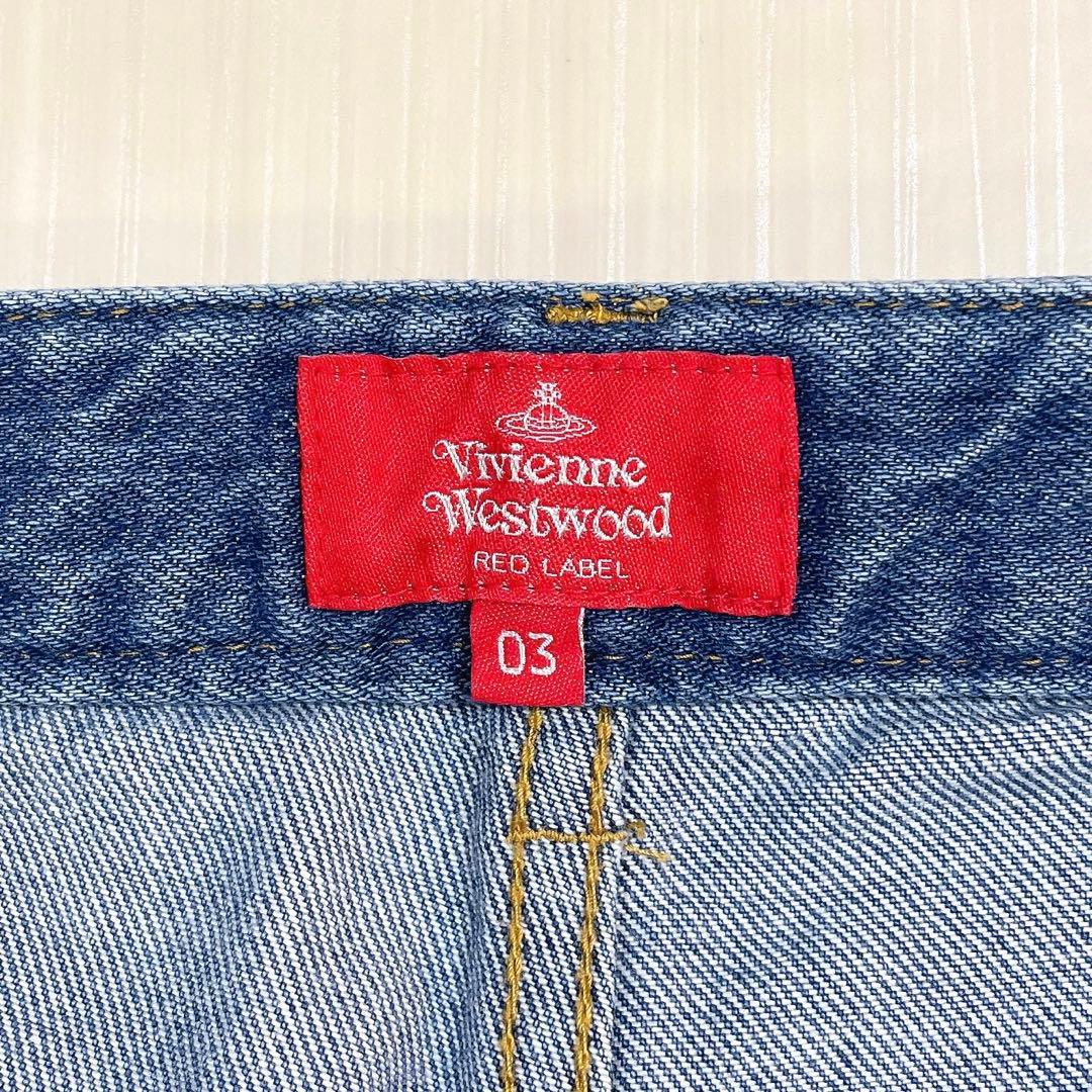 みのりこさま専用 Vivienne Westwood デニムパンツ オーブ刺繍