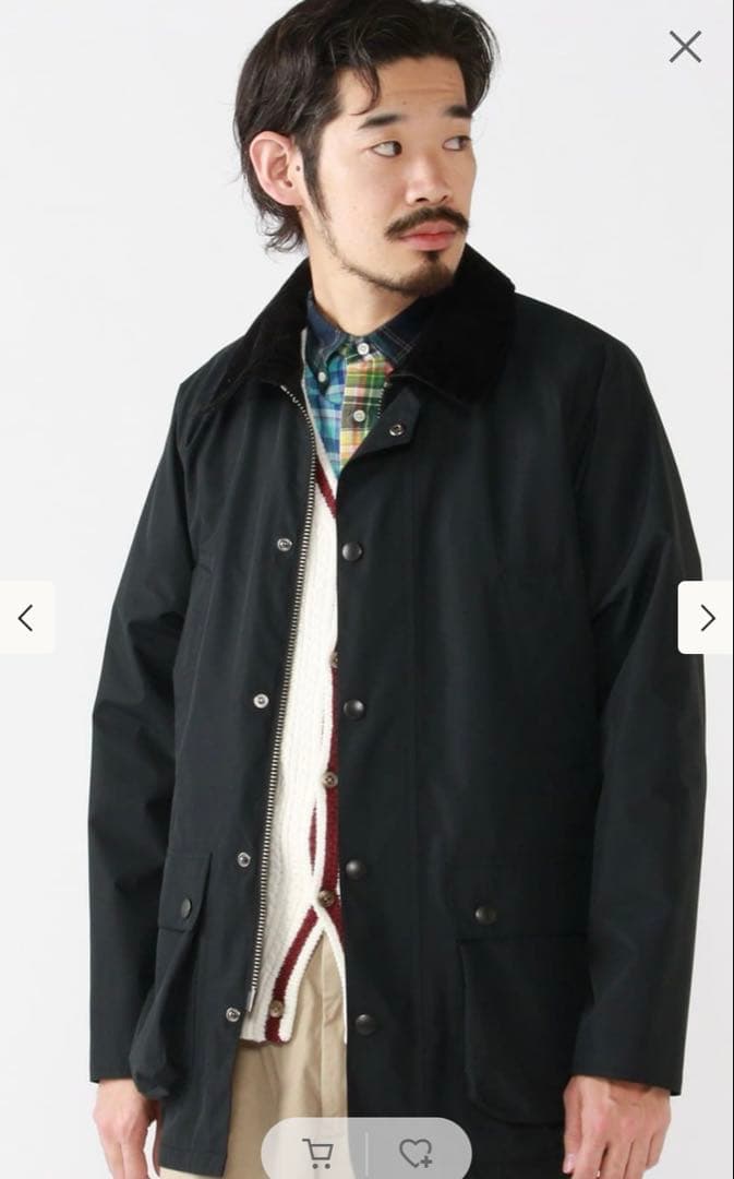 【公式完売】beams×Barbour BEDALE 40
