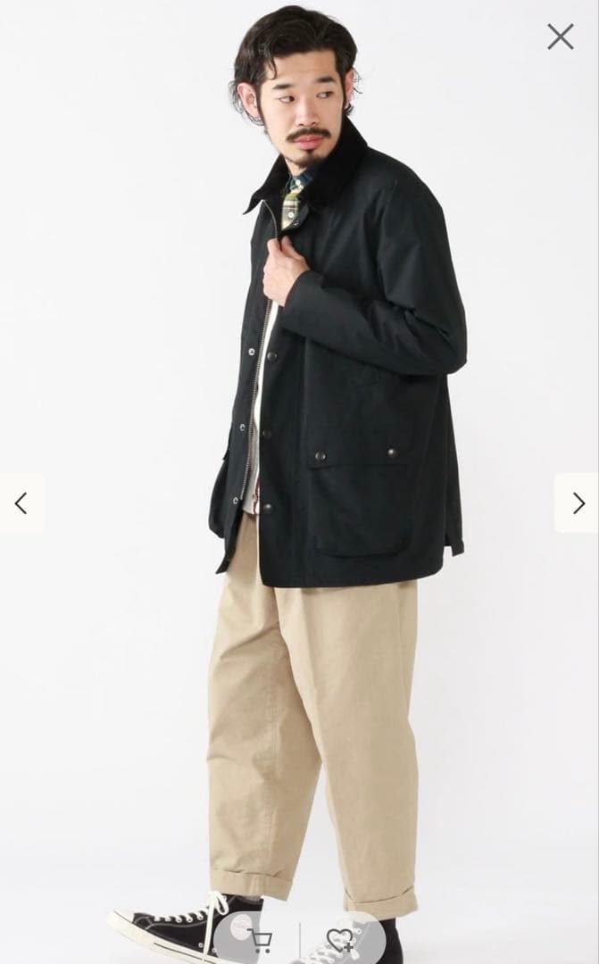 【公式完売】beams×Barbour BEDALE 40