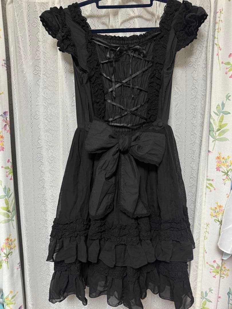 AND ROMEO ゴスロリワンピース ゴシックロリィタ 黒ロリ