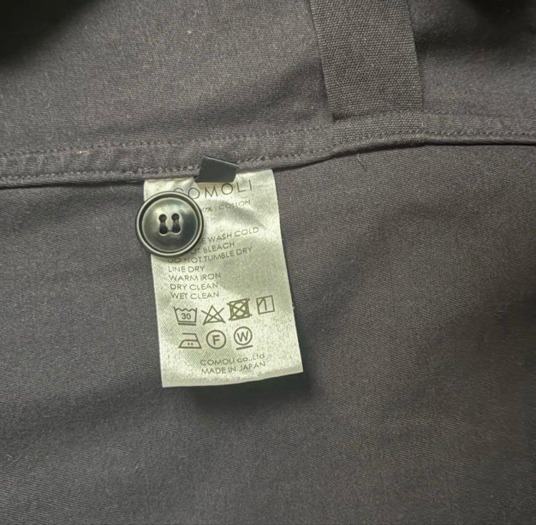 20AW comoli 2 製品染め ジャケット ネイビー