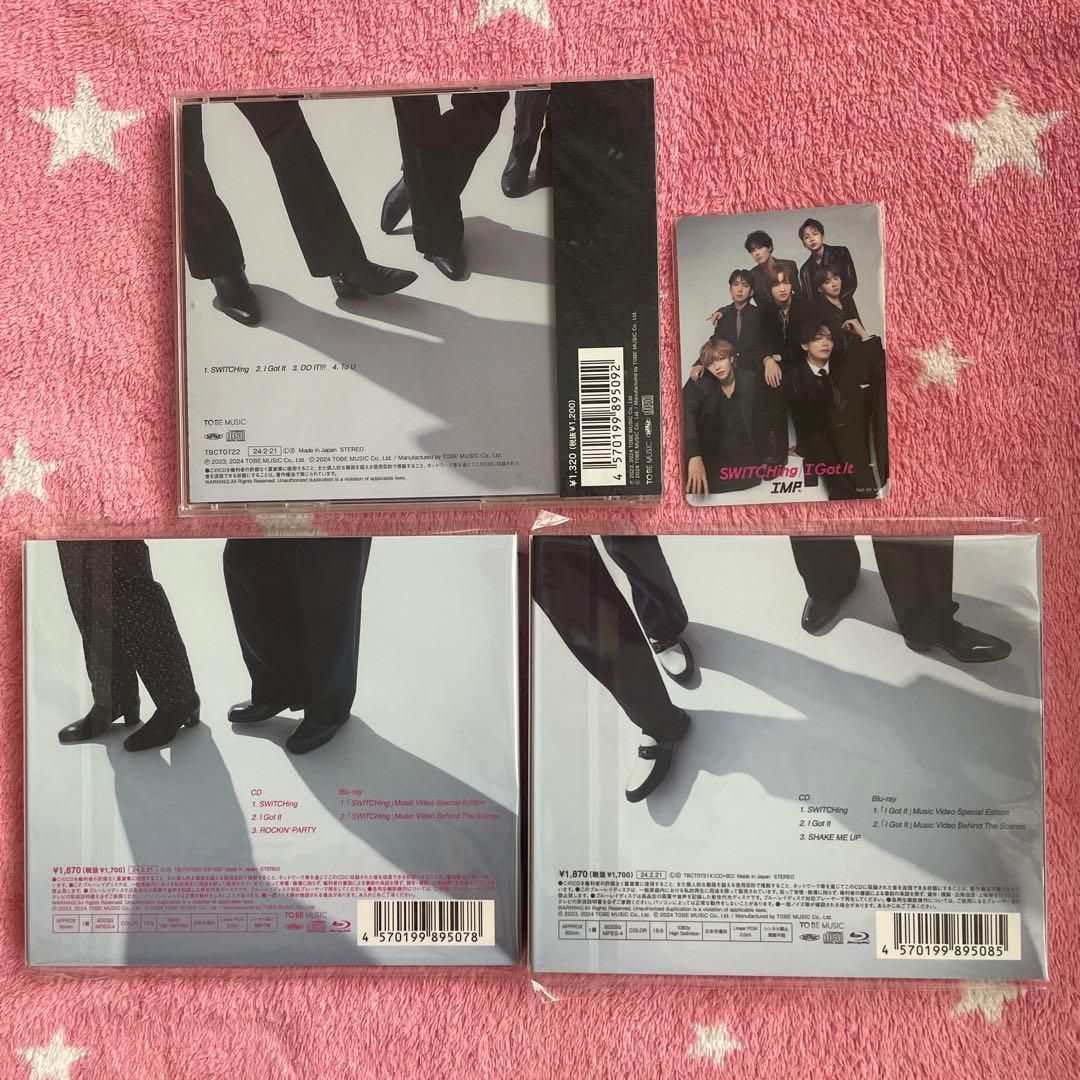 IMP. SWITCHing／I Got It. 3形態 新品未開封