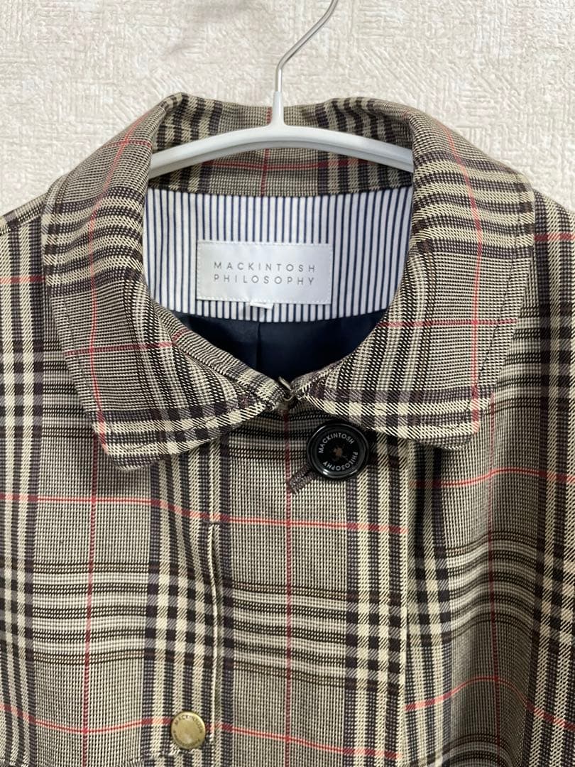 マッキントッシュフィロソフィー ショート トレンチコート 38