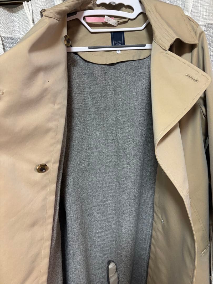 KEITHキース★トレンチコート　サイズ46