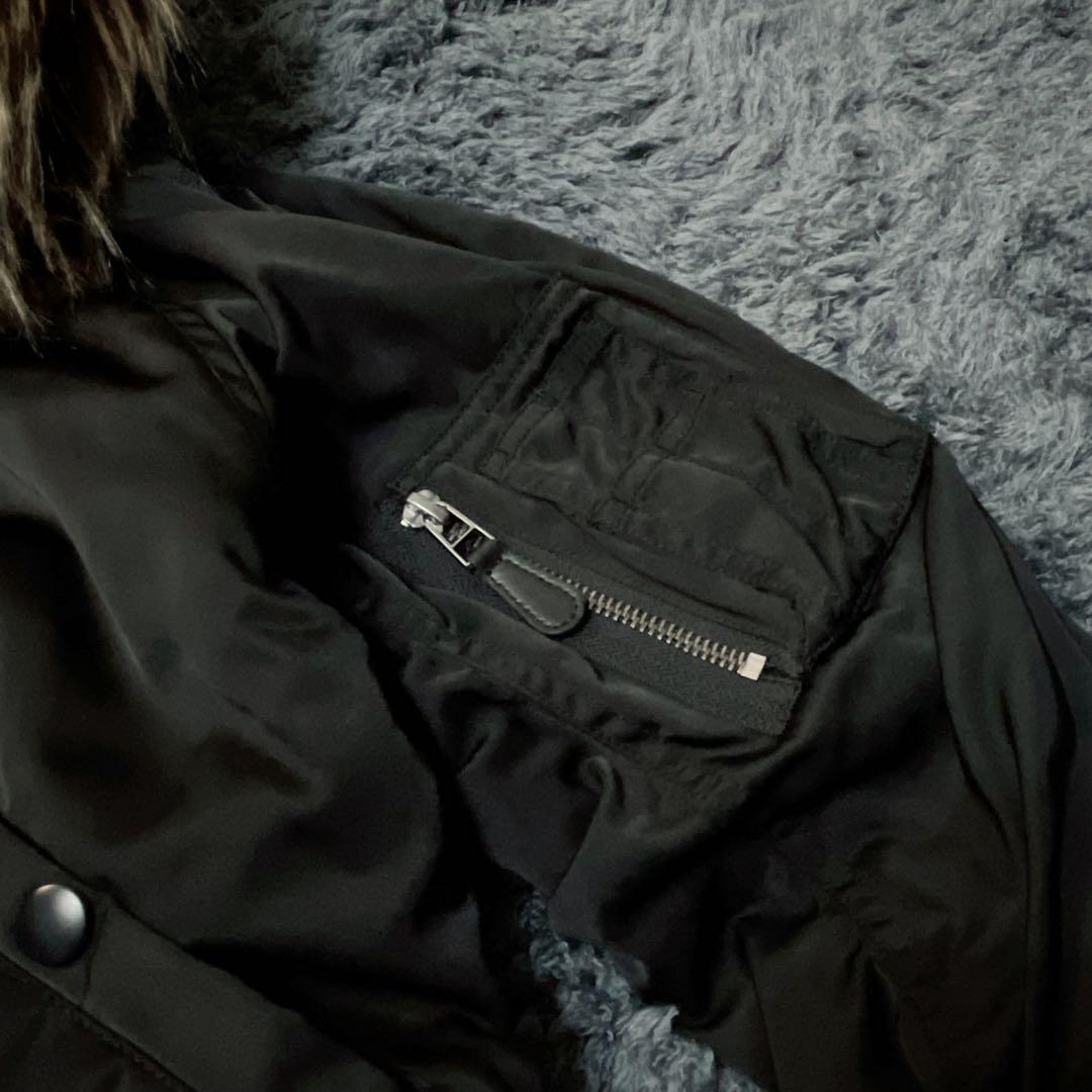 AZUL by moussy N-2Bフライトジャケット　y2k 黒　マウジー