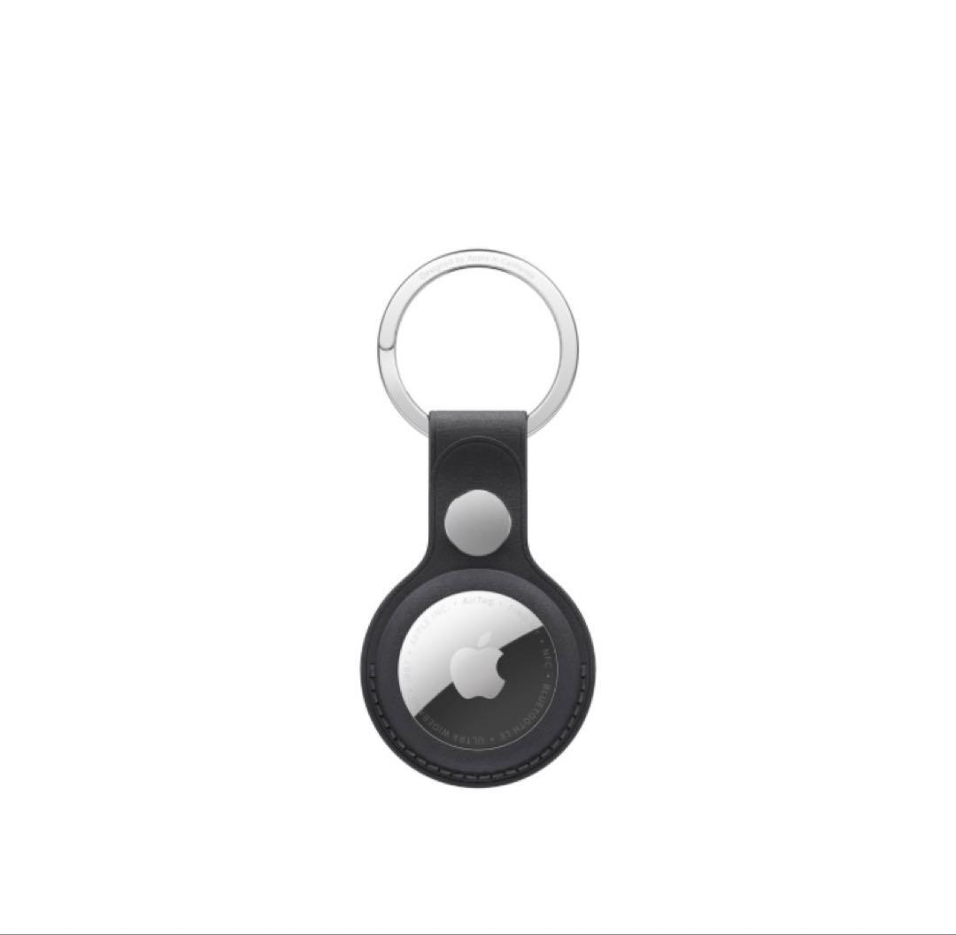 純正✨Apple AirTag(本体)＆ファインウーブンキリング ブラック