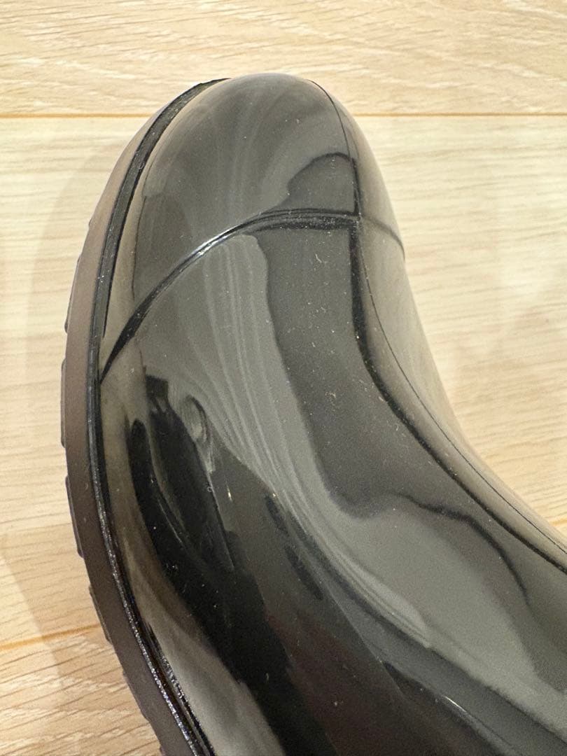UGG アグ レインブーツ 黒 長靴 25cm