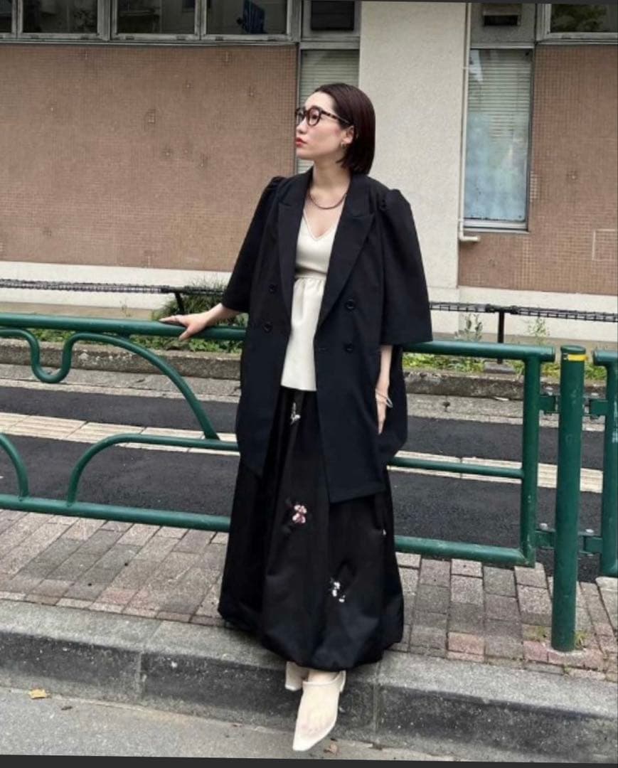 KEITAMARUYAMAコラボEMBROIDERY BALLOON SKIRT