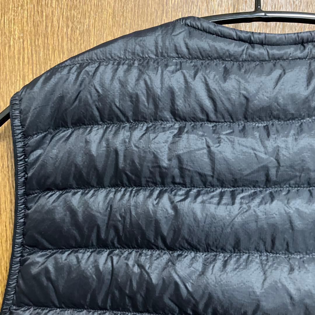 【mont-bell】 モンベル　ダウンベスト 　コンパクト　ブラック　Lサイズ