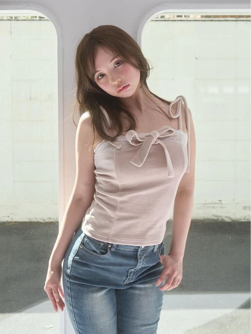 正規品 andmary Jemma ribbon camisole