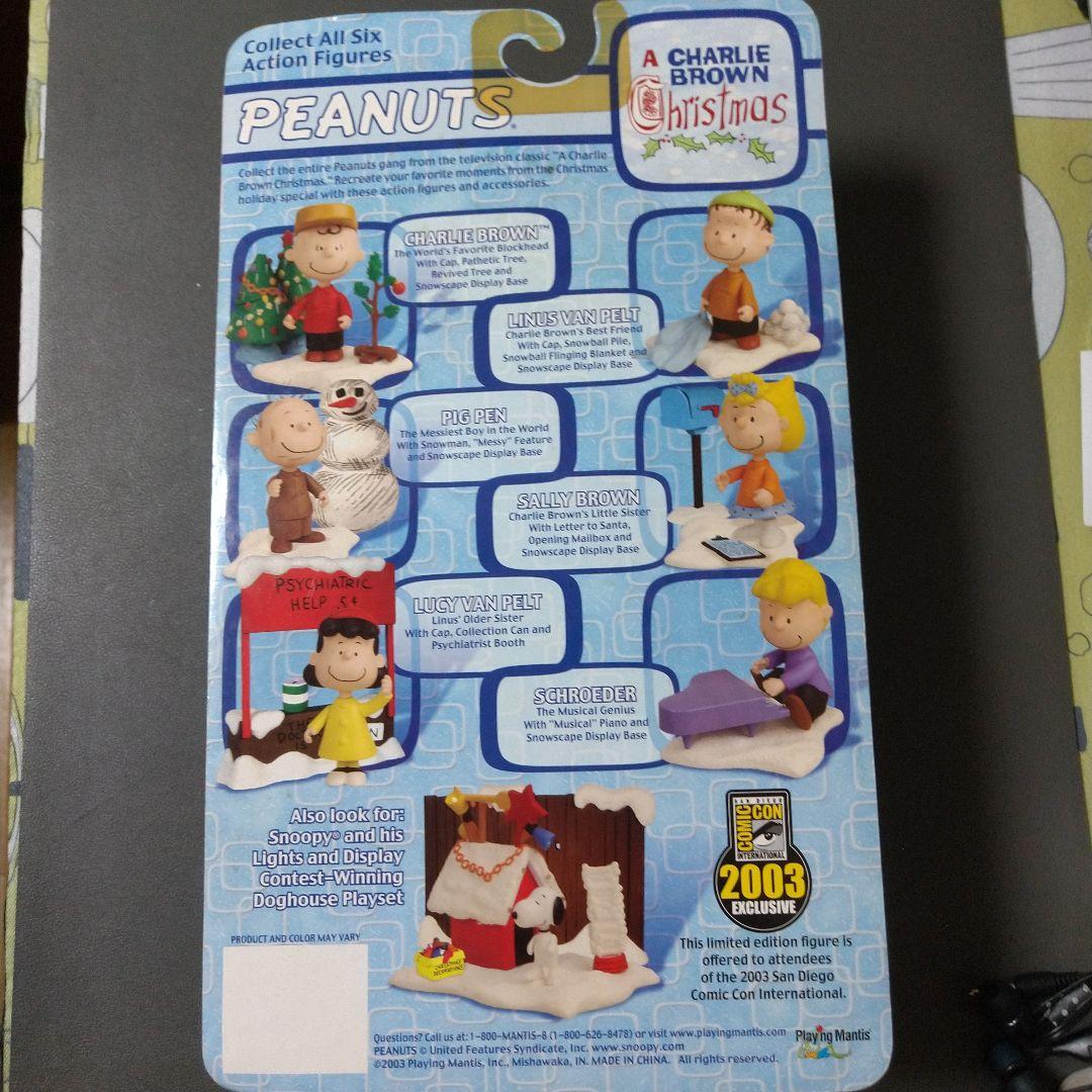 新品2003年コミコン限定品SNOOPY CHARLIE BROWNクリスマス