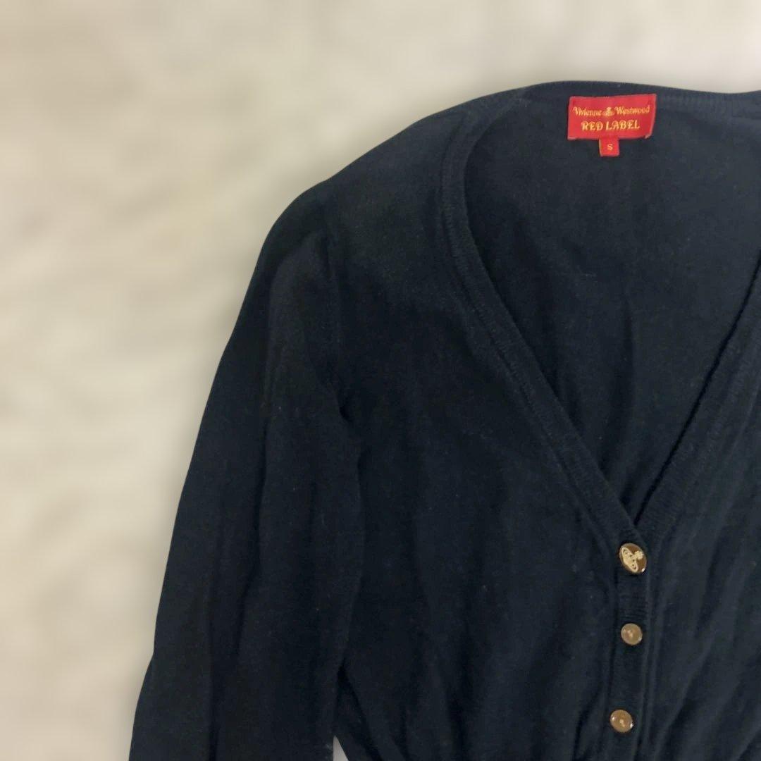 【美品】Vivienne Westwood カーディガン ブラック　オーブ　綿