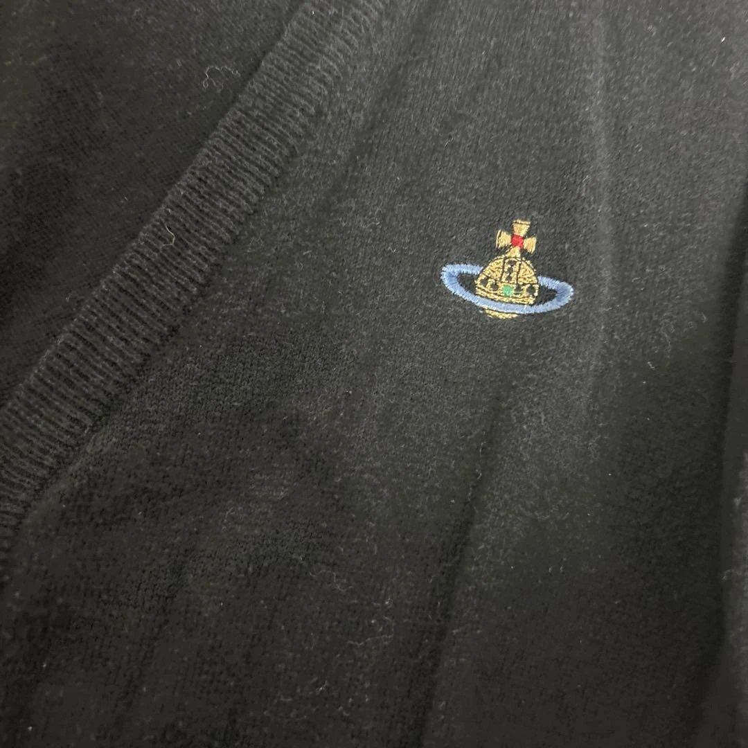 【美品】Vivienne Westwood カーディガン ブラック　オーブ　綿