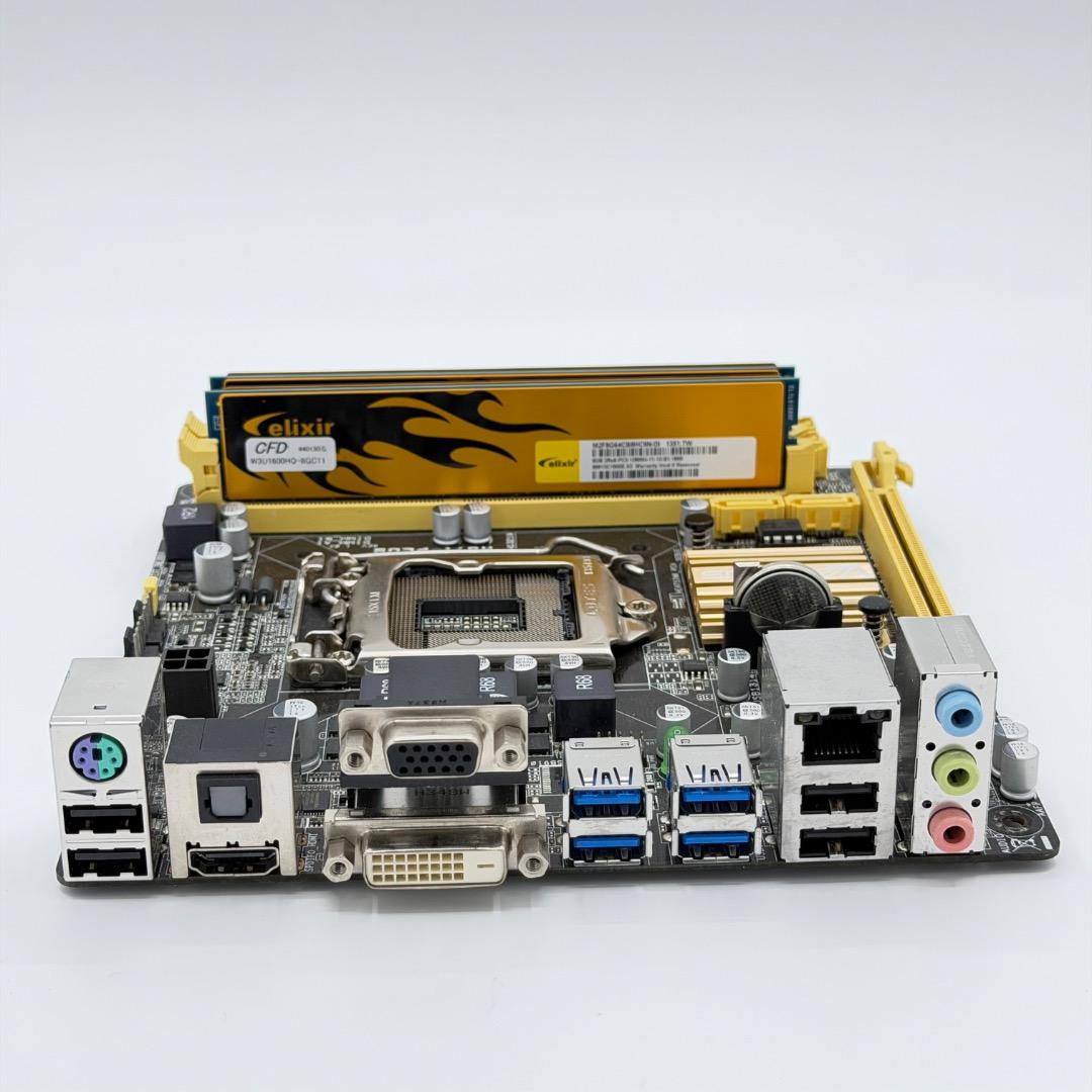 【美品】 H87I-PLUS + i7-4770K + RAM 16GB