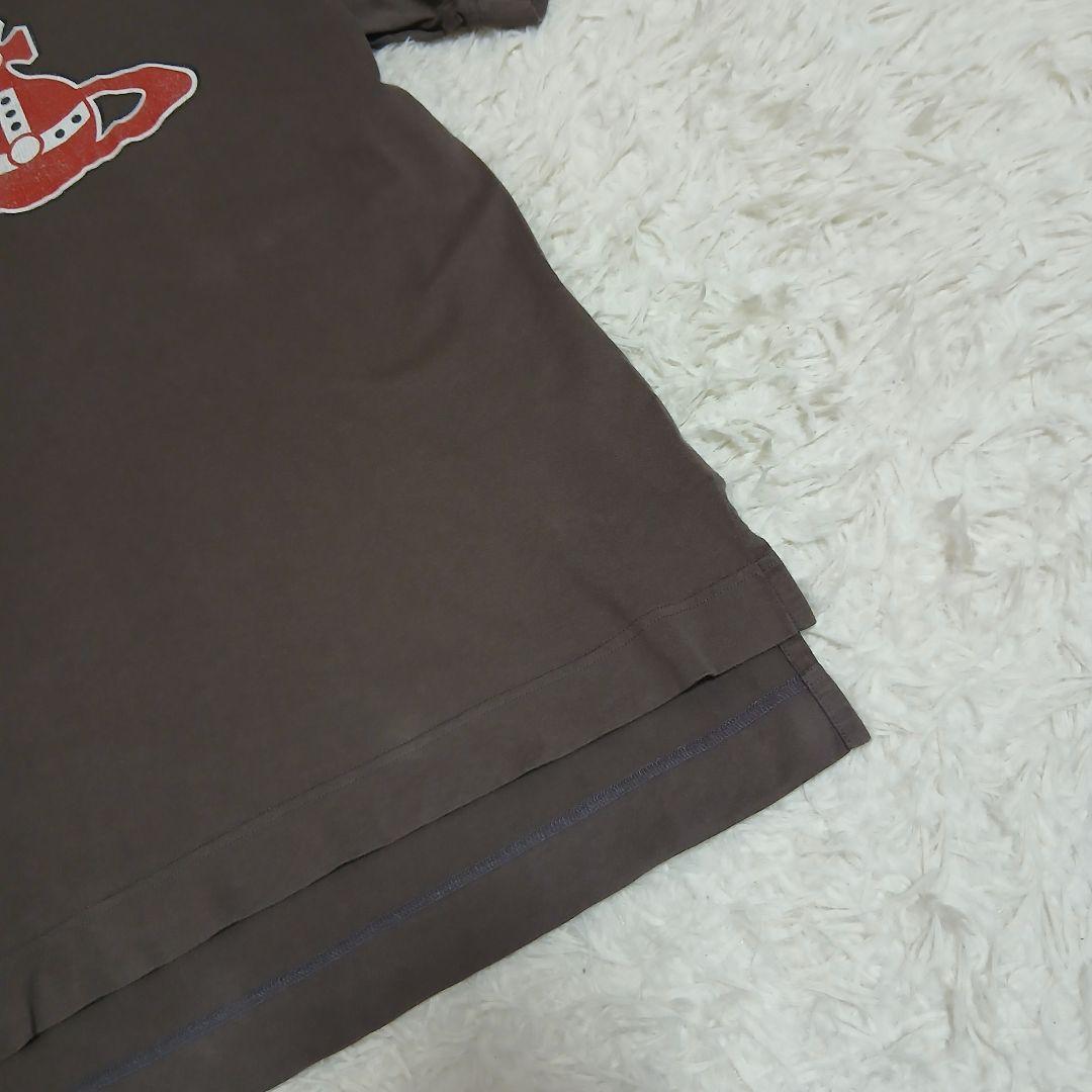 【Vivienne Westwood】オーブロゴプリントTシャツチャコールグレー