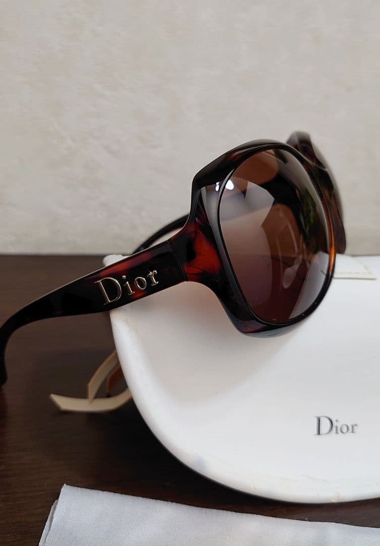 美品 Dior ディオール GLOSSY1 グロッシー サングラス べっ甲