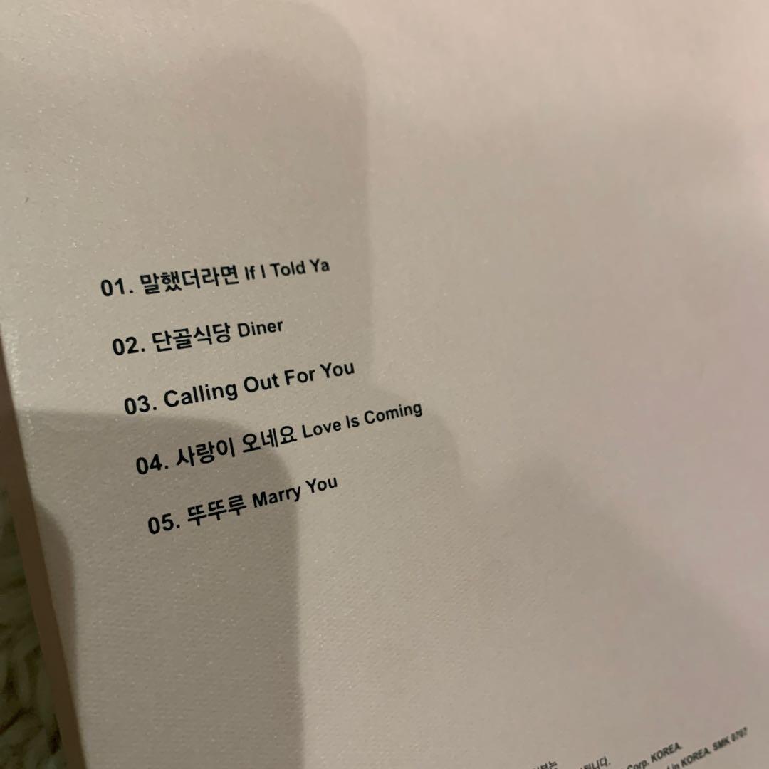 KANGTA , Chapter 01 アルバム