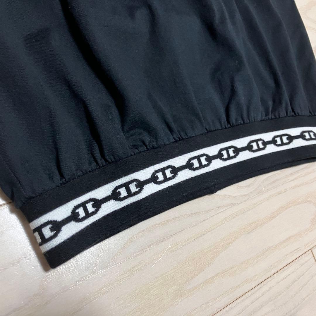 【美品】エルメス　シェーヌダンクル　フレンチスリーブ　半袖　Tシャツ　カットソー
