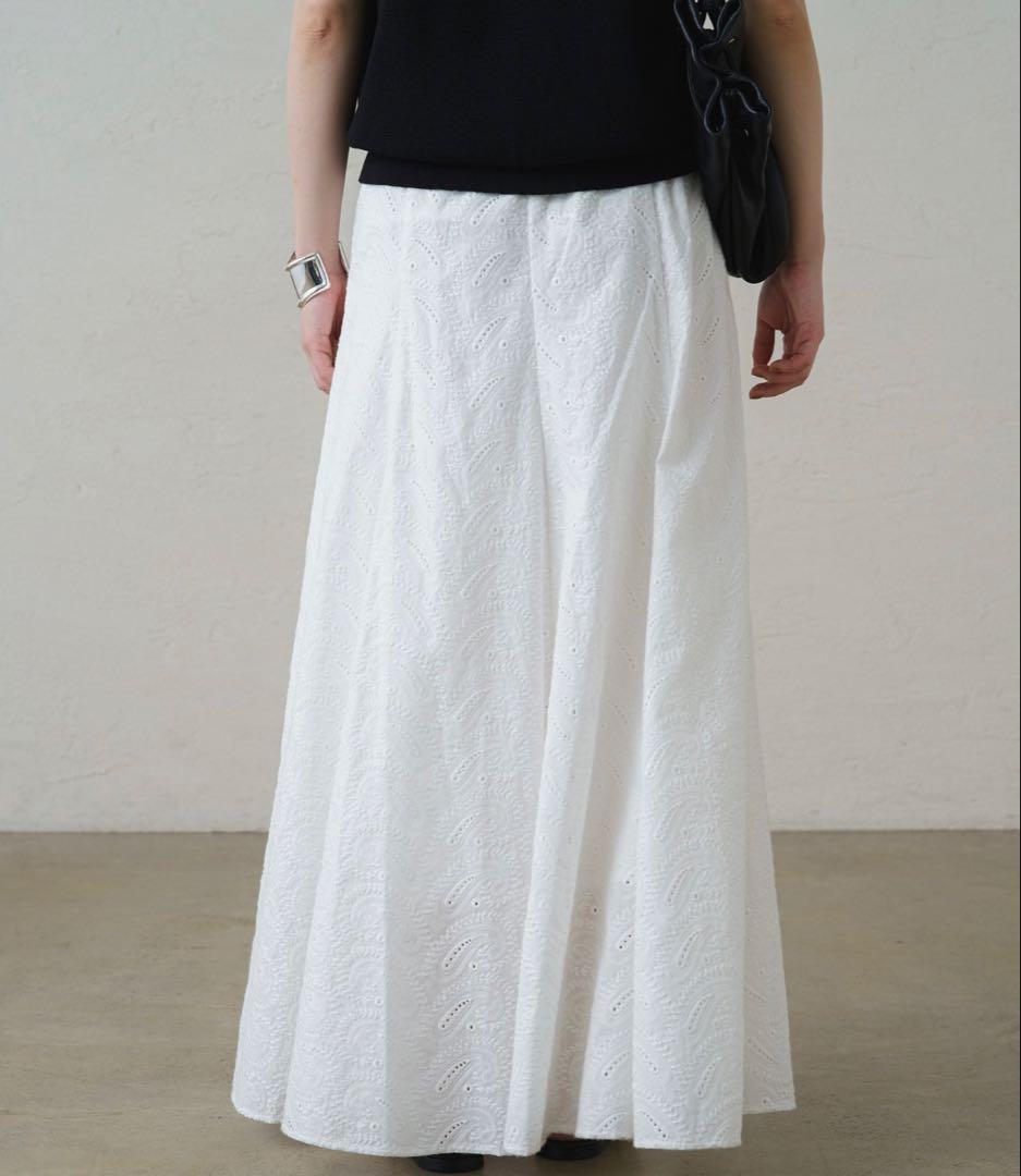 LOUNGEDRESS ペイズリーレーススカート