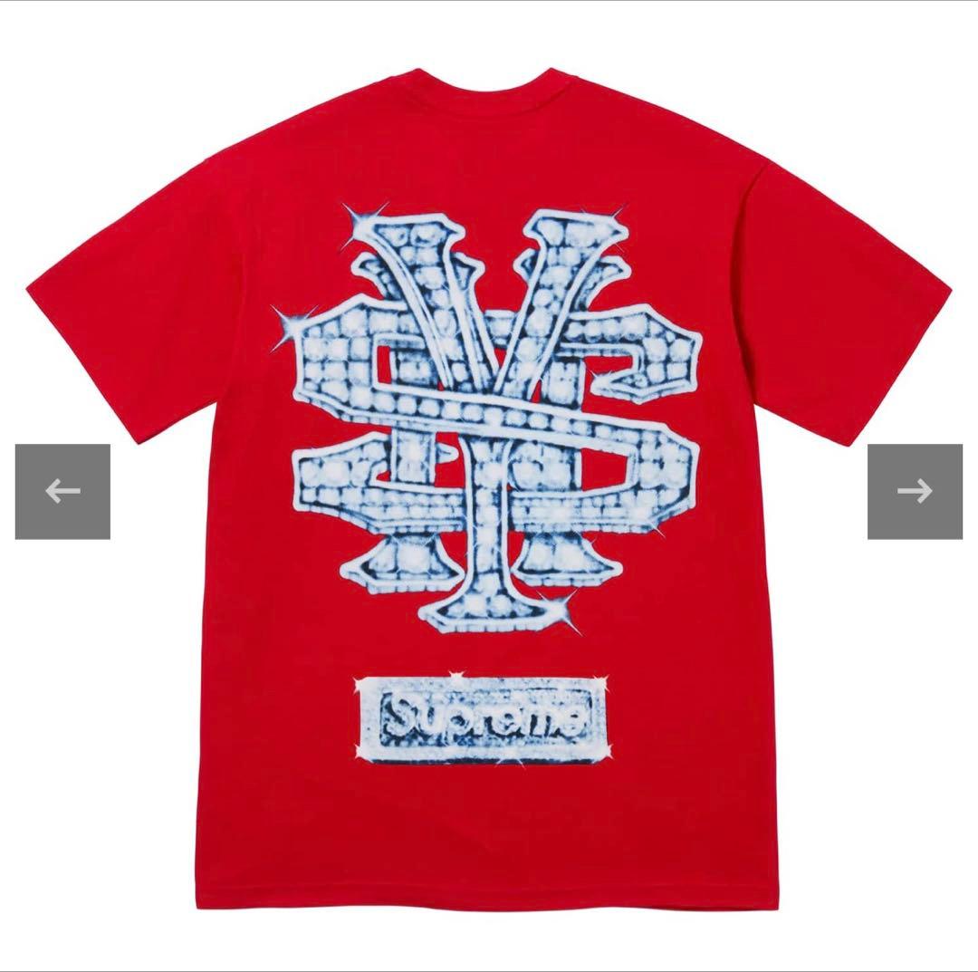 トップス Supreme man tee red