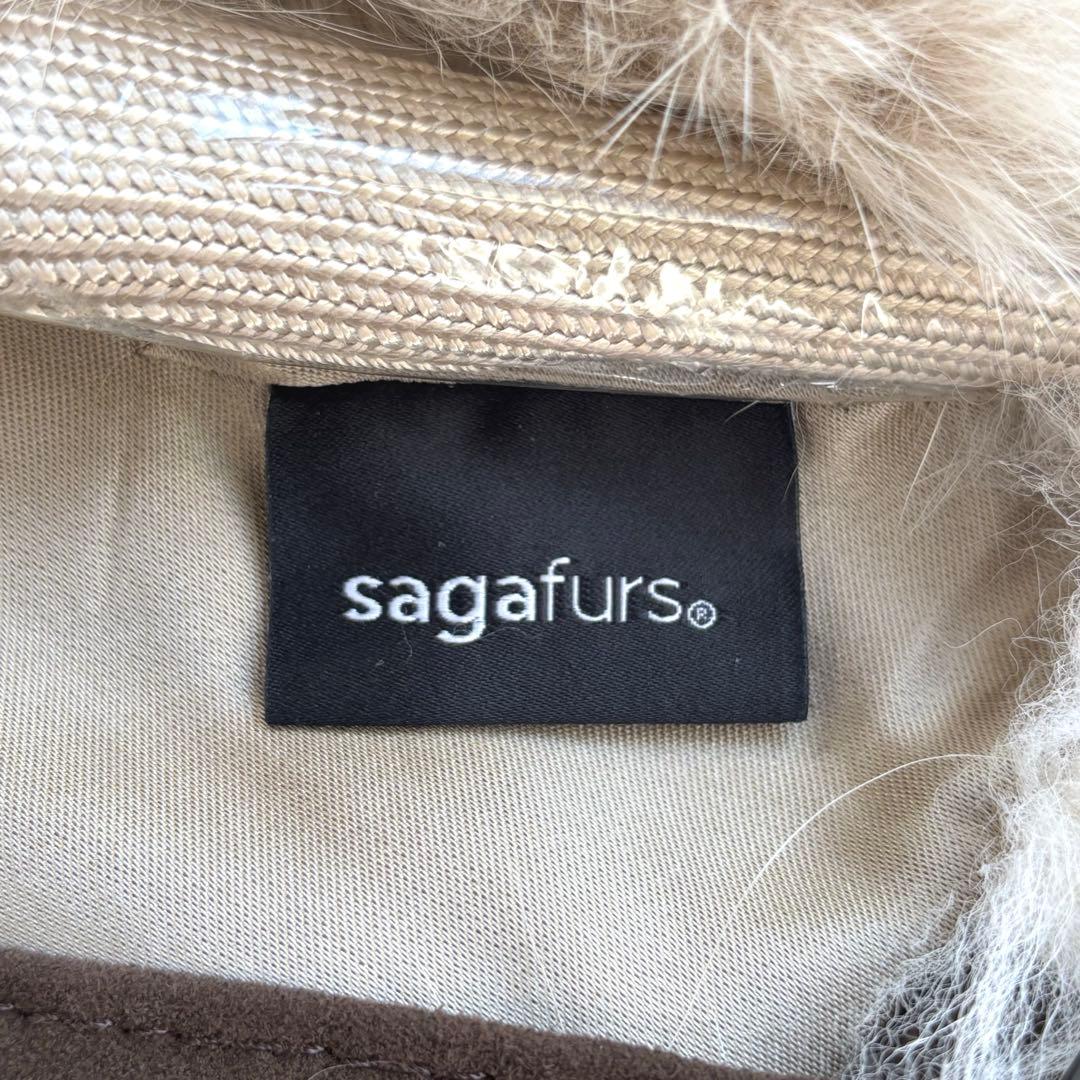 【未使用】sagafurs JOSEPH ジョゼフ ファー ショール ベルト付き