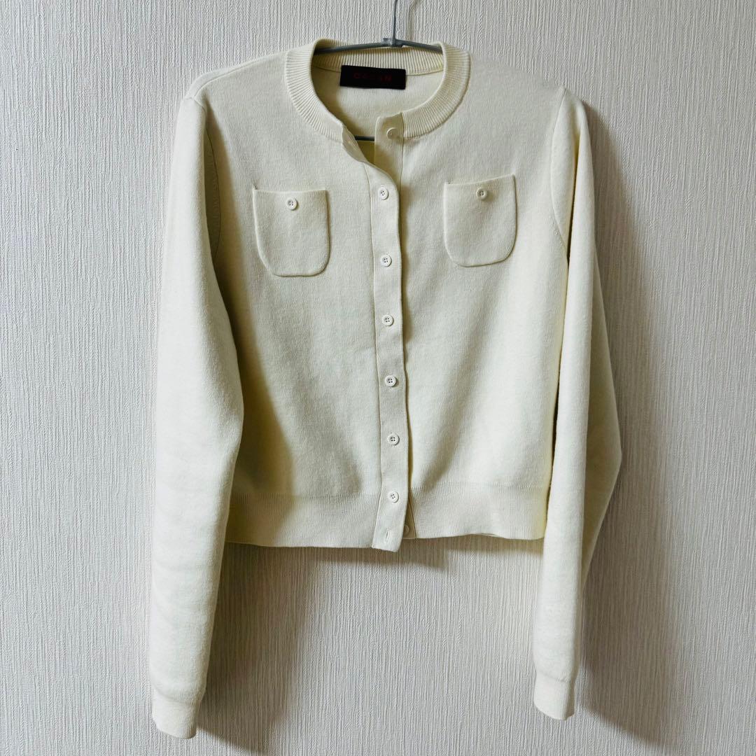 CABaNコットンカシミヤ カーディガン