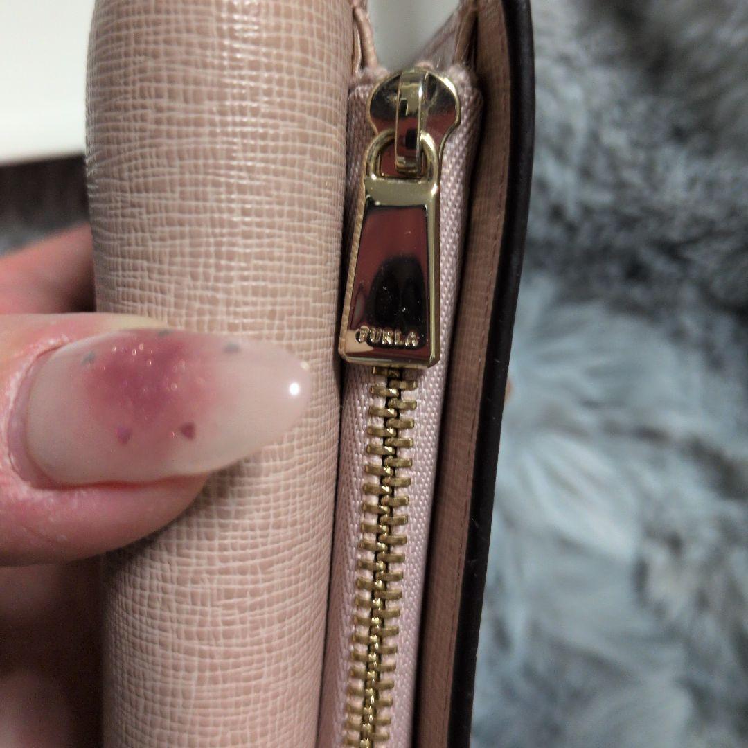 K*様 FURLA ピンク 三つ折り財布
