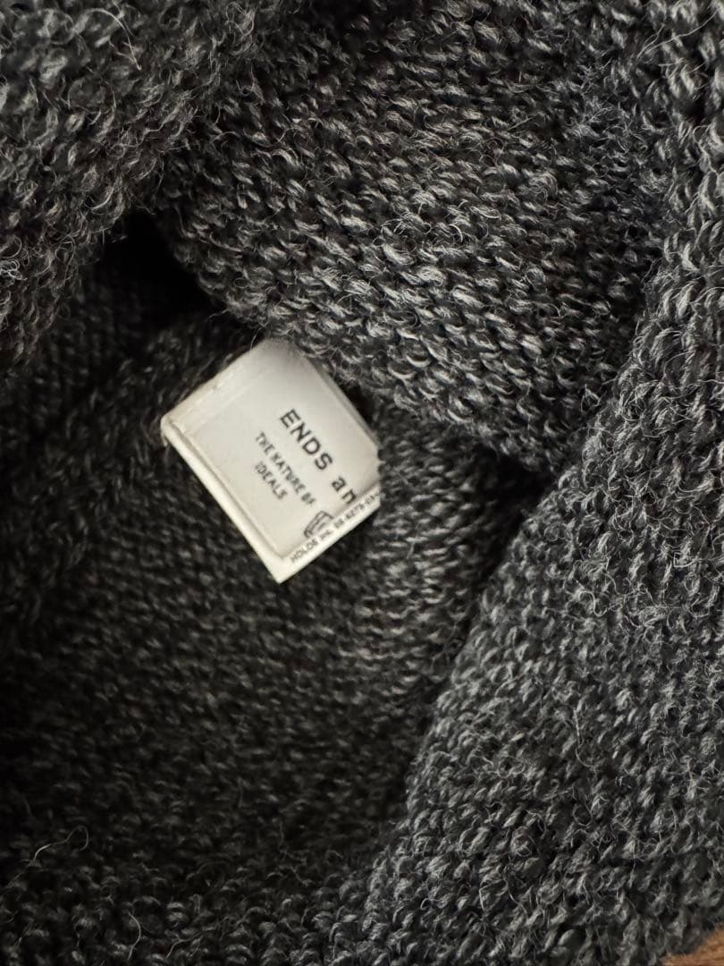 帽子 ENDS and MEANS Roll Up Wool Knit Cap
