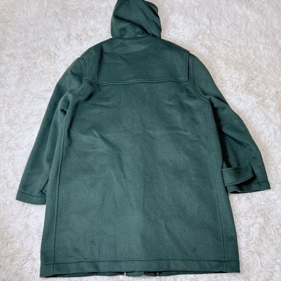 Aquascutum ダッフルコートREG40 英国製ウール ダークグリーン