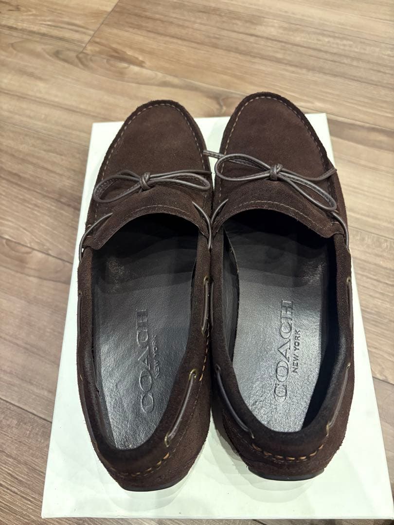 coach コーチ ローファー シューズ　スエード　約25cm