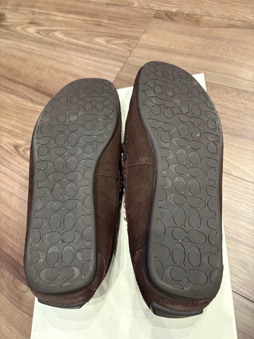 coach コーチ ローファー シューズ　スエード　約25cm