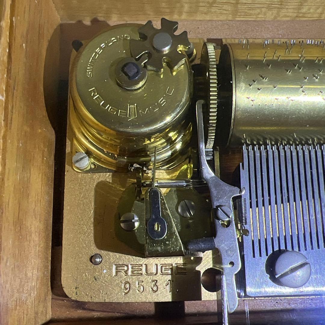 専用リュージュ稼働品3曲72弁シリンダオルゴール20.5㎝東Y8-0403☆1F