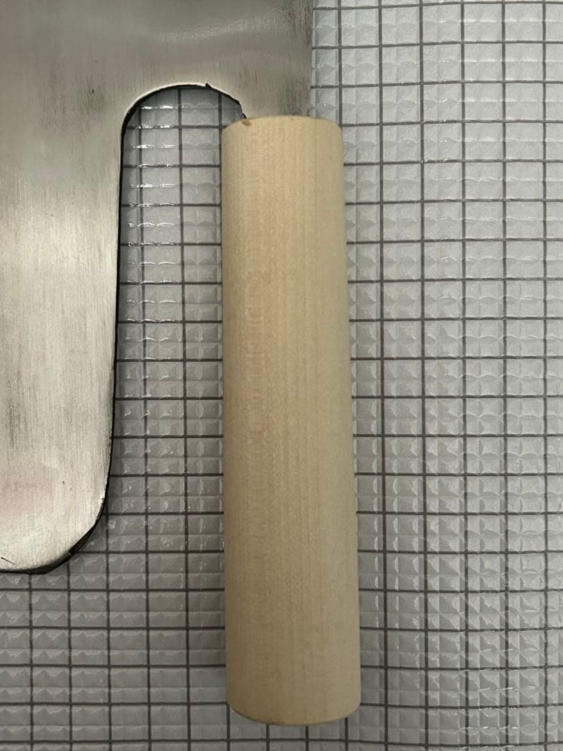 蕎麦切包丁 240mm 朴丸柄ハンドル 麺切包丁 そば切り 包丁