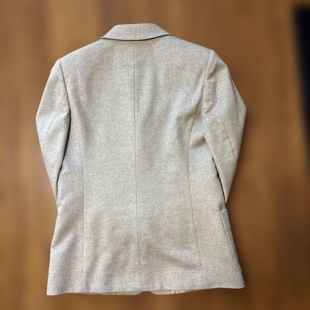 限定値下美品　MaxMara ウールアンゴラテーラードジャケット グレージュ