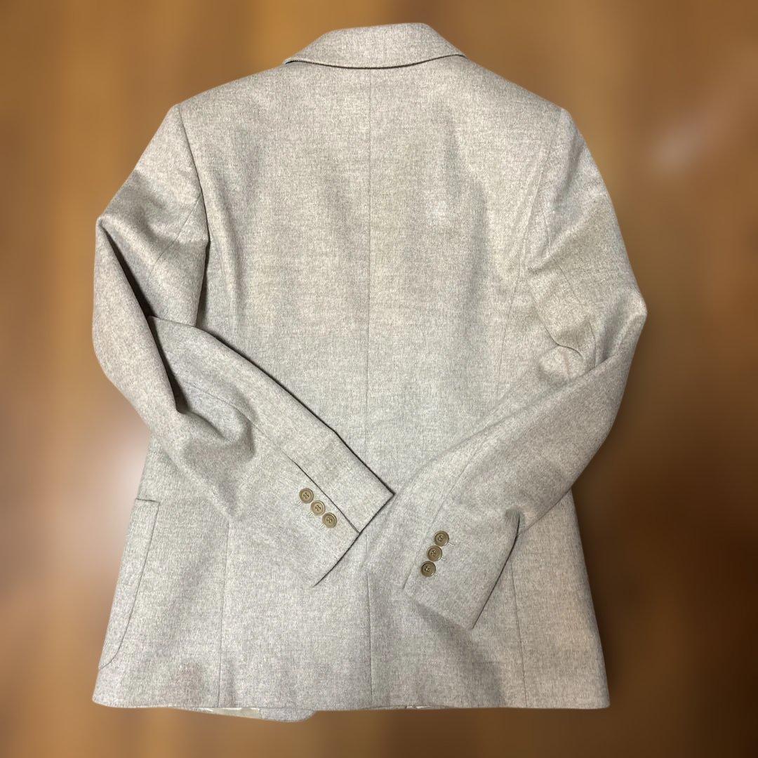 限定値下美品　MaxMara ウールアンゴラテーラードジャケット グレージュ