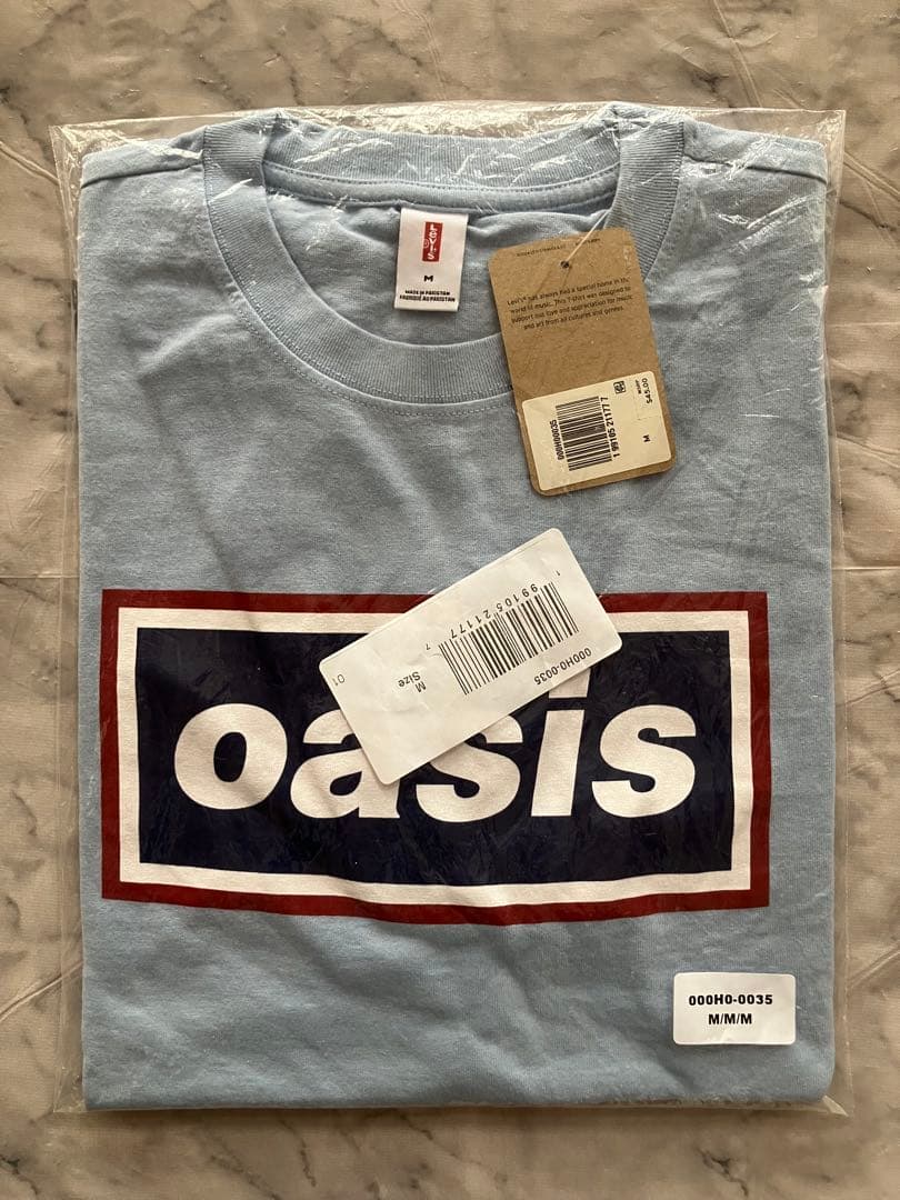Levi's x Oasis Logo Tシャツ M