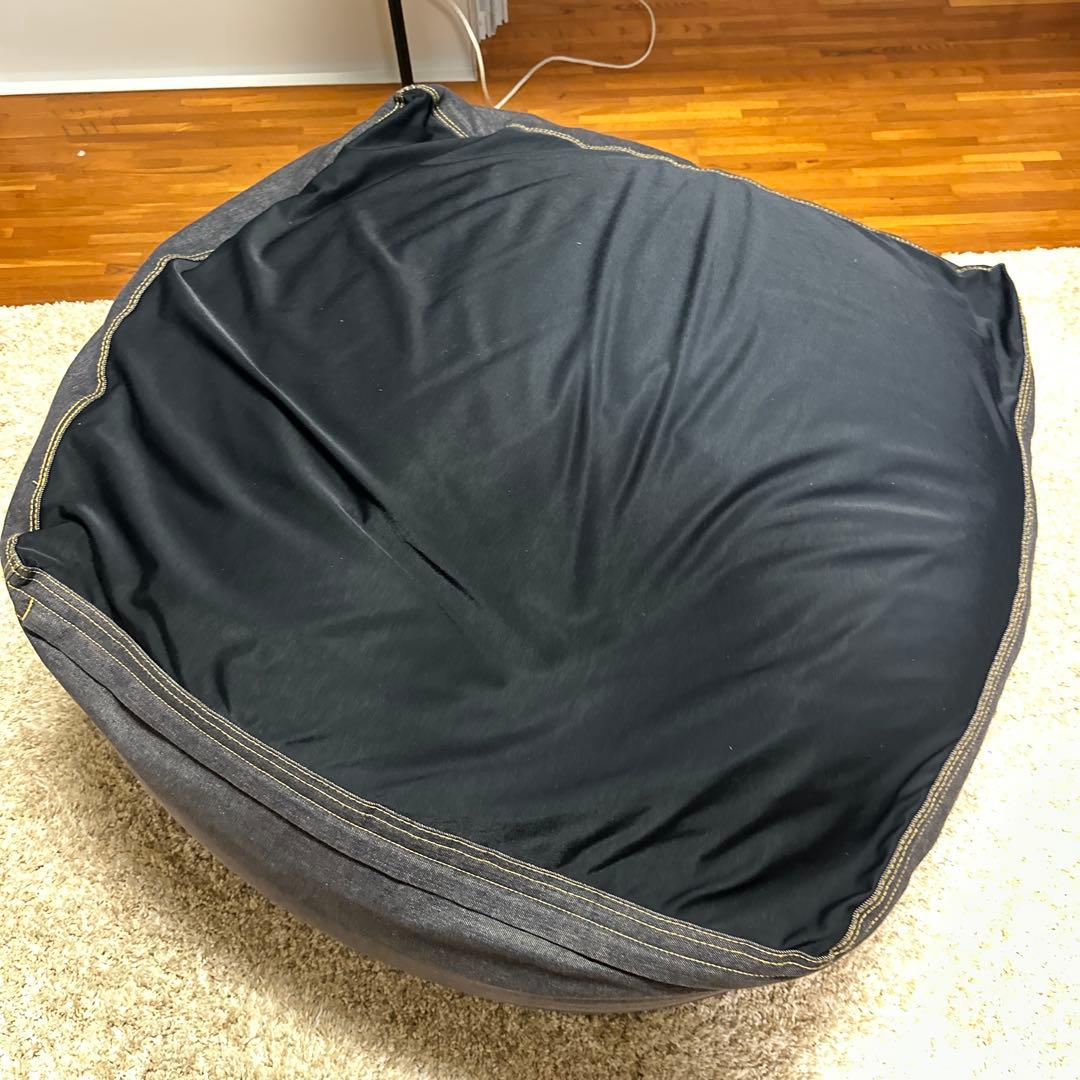無印良品 体にフィットするソファ 綿デニム ネイビー