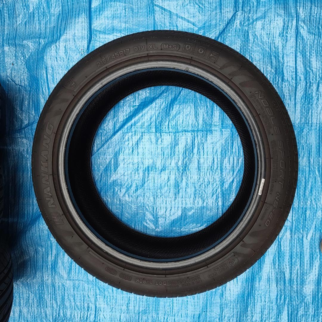 ナンカン NS-20 215/45R17 ② バリ山 2025年製 送料込み