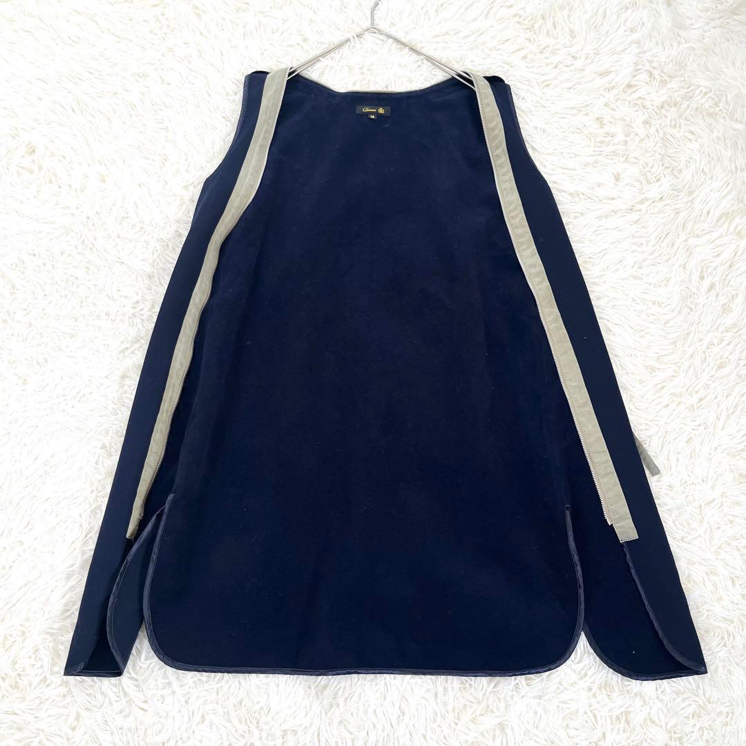 ドゥロワー 2way ライナー付き トレンチコート ロング 綿100 ベージュ