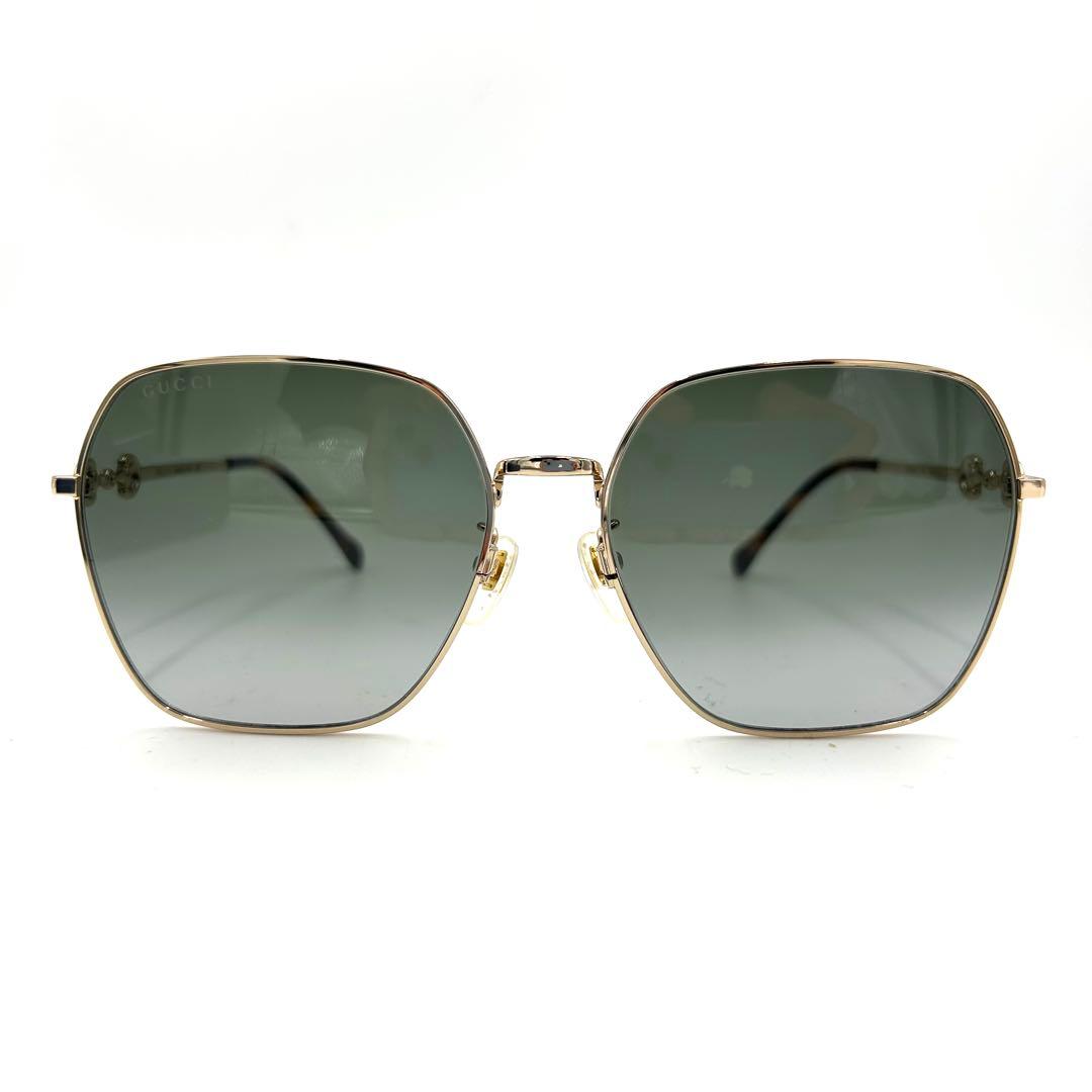 GUCCI グッチ サングラス GG0882 ホースビット ゴールド べっ甲