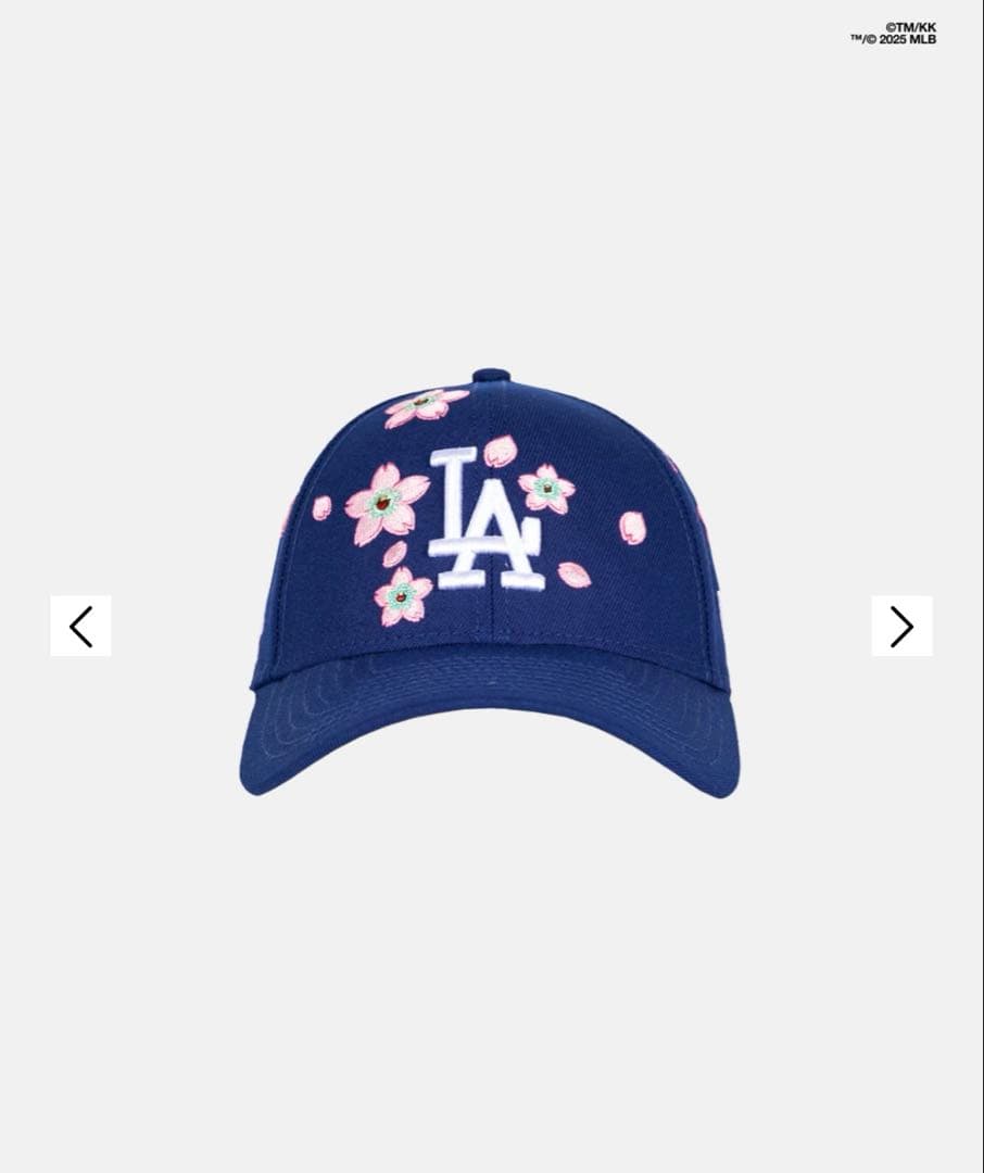村上隆 x ドジャース new era 9 forty キャップ 青