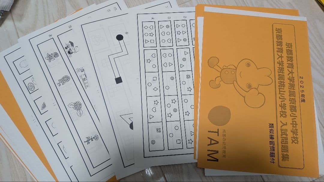 京都国立小学校　入試問題集