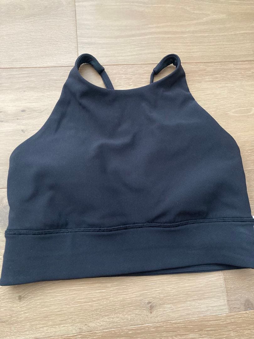 Lululemonルルレモンレーサーバックハイネックロングライントレーニングブラ